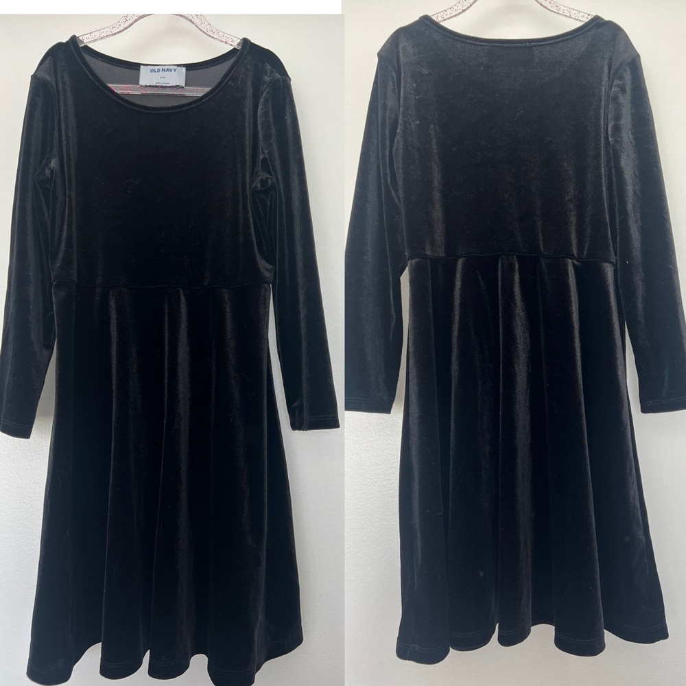 Old Navy Fit & Flare Velvet Dress for Girls SIZE M(8)‎ - Picture 14 of 16